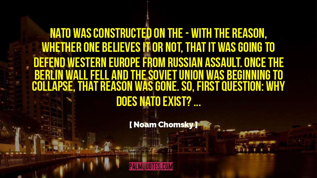 Berlin Wall quotes by Noam Chomsky