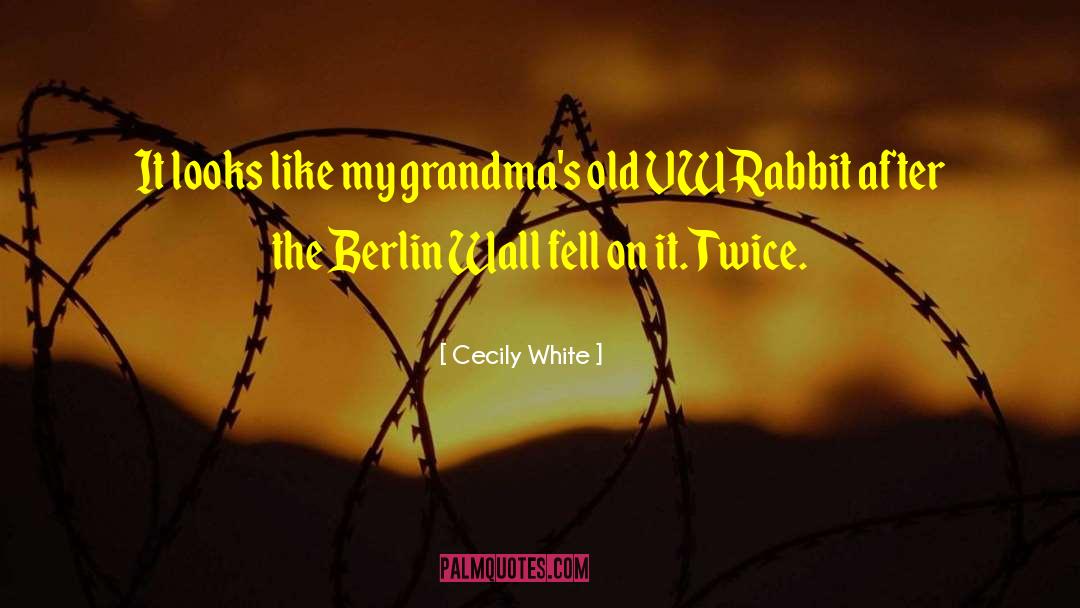 Berlin Wall quotes by Cecily White