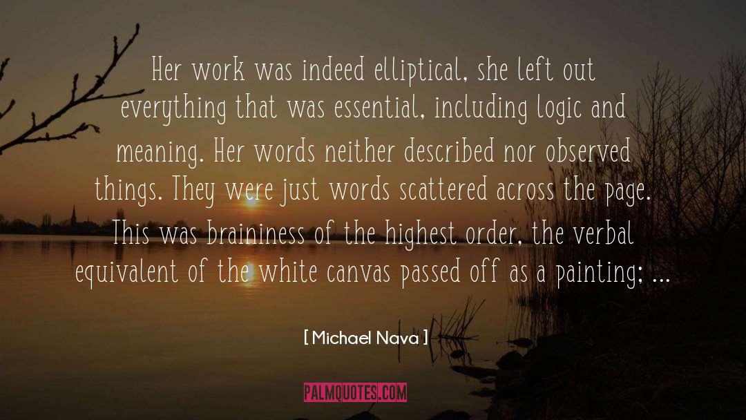 Berlingieri Artist quotes by Michael Nava