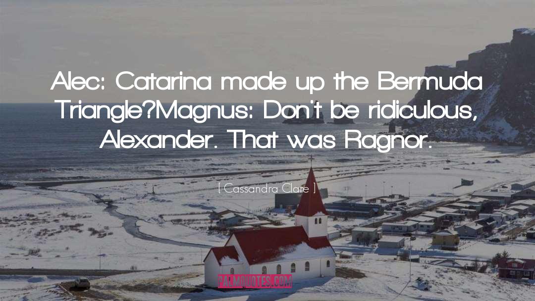 Bermuda quotes by Cassandra Clare