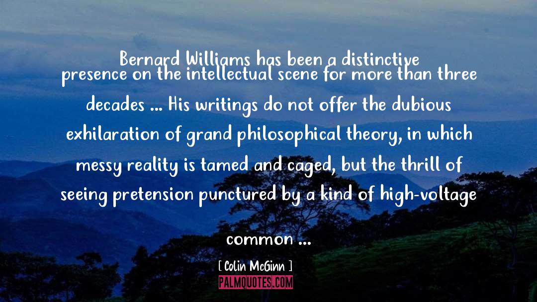 Bernard Williams quotes by Colin McGinn
