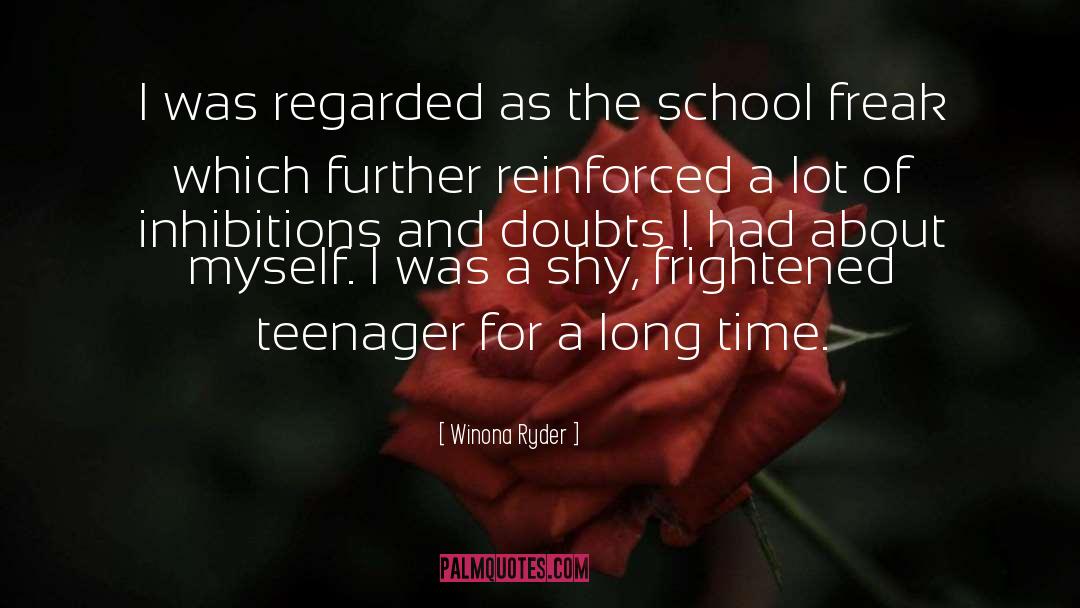 Berryessa School quotes by Winona Ryder