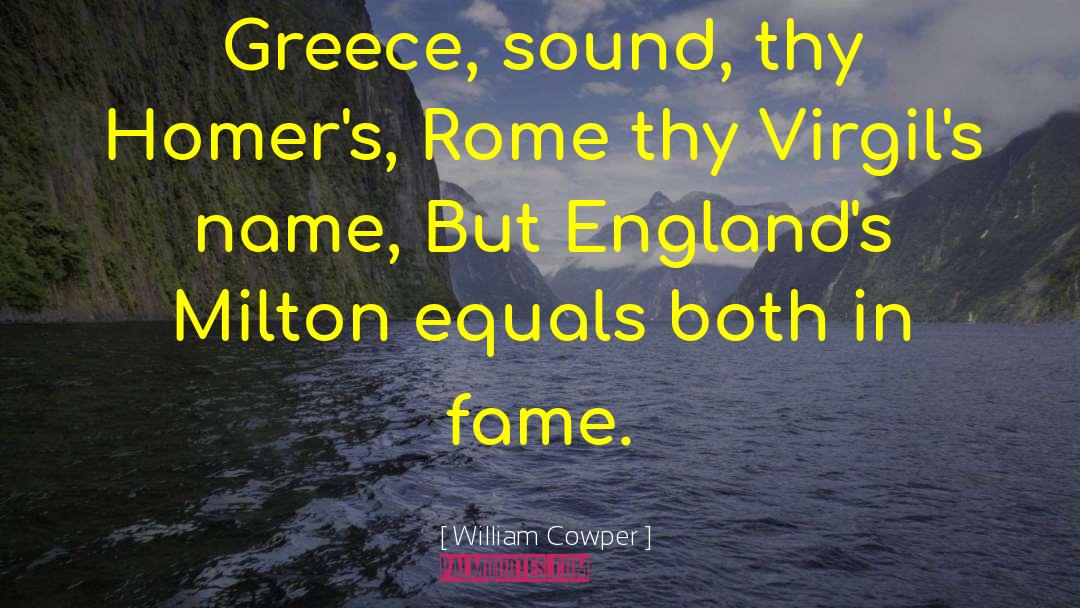 Bershka Greece quotes by William Cowper