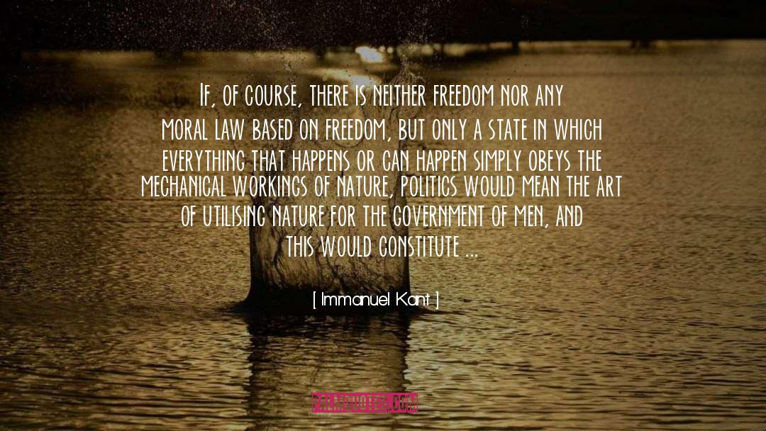 Bertelsen Nature quotes by Immanuel Kant