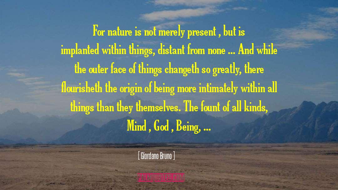 Bertelsen Nature quotes by Giordano Bruno