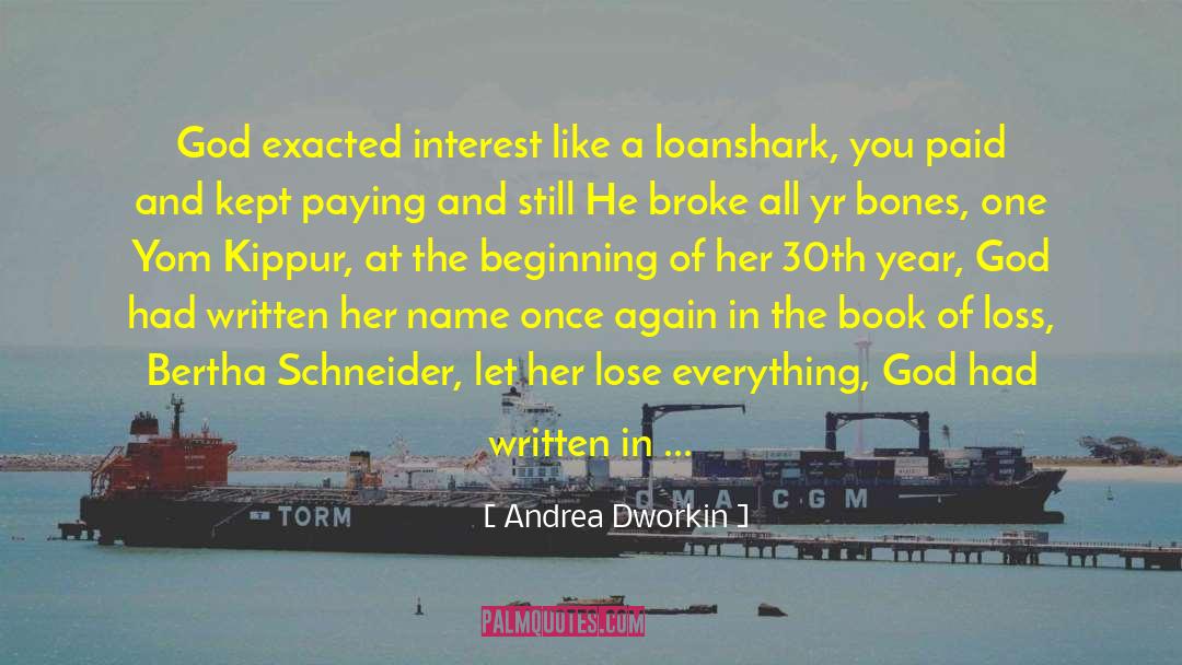 Bertha quotes by Andrea Dworkin