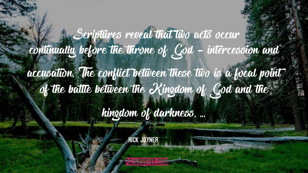 Beseeching The Throne Of God quotes by Rick Joyner