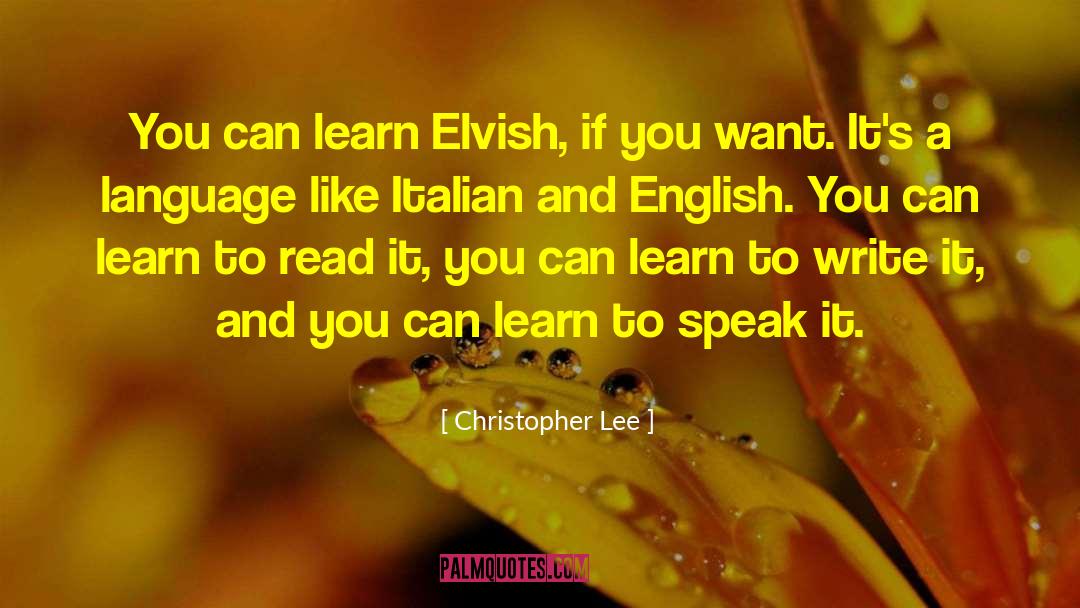 Besetzt English quotes by Christopher Lee