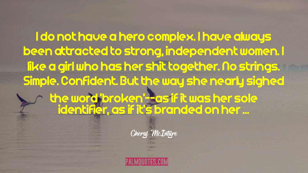 Besotted Hero quotes by Cheryl McIntyre