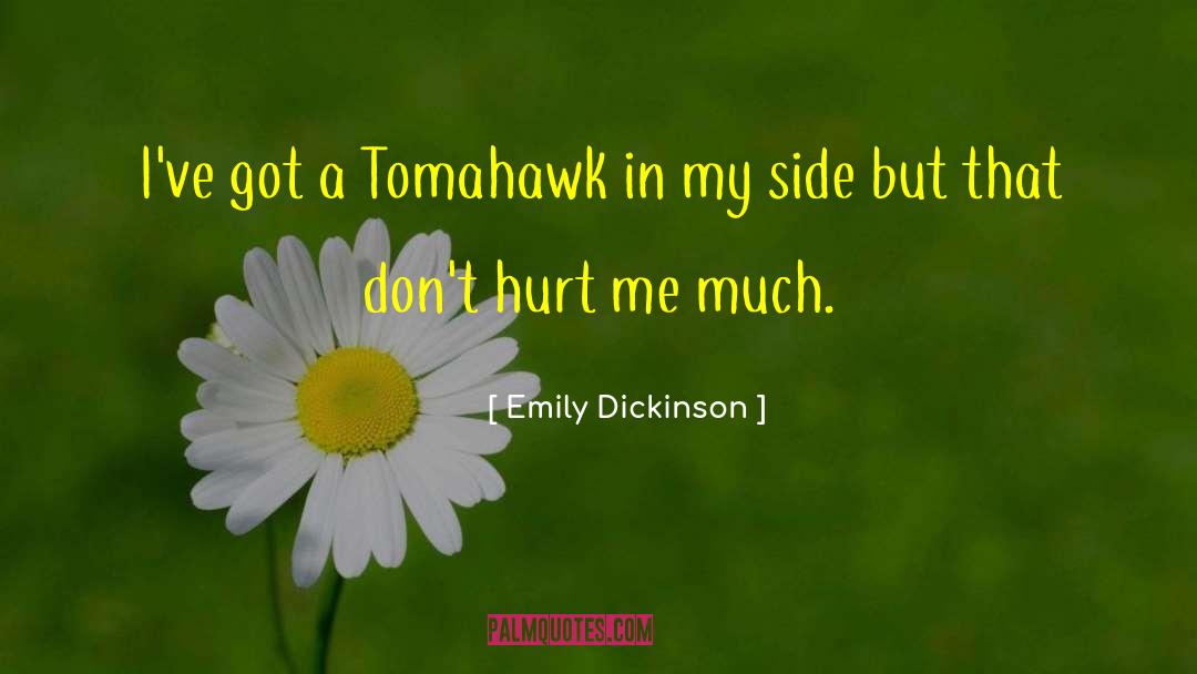 Besses Tomahawk quotes by Emily Dickinson