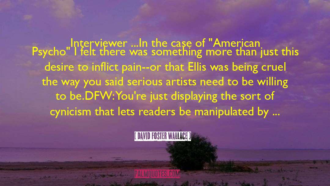 Best American Psycho quotes by David Foster Wallace