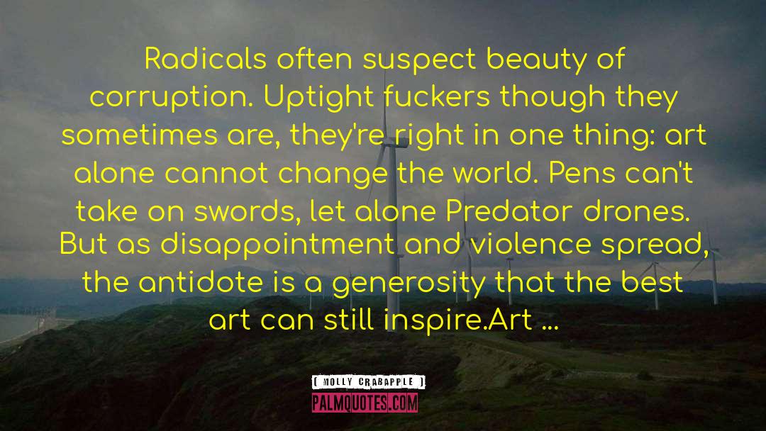 Best Art quotes by Molly Crabapple