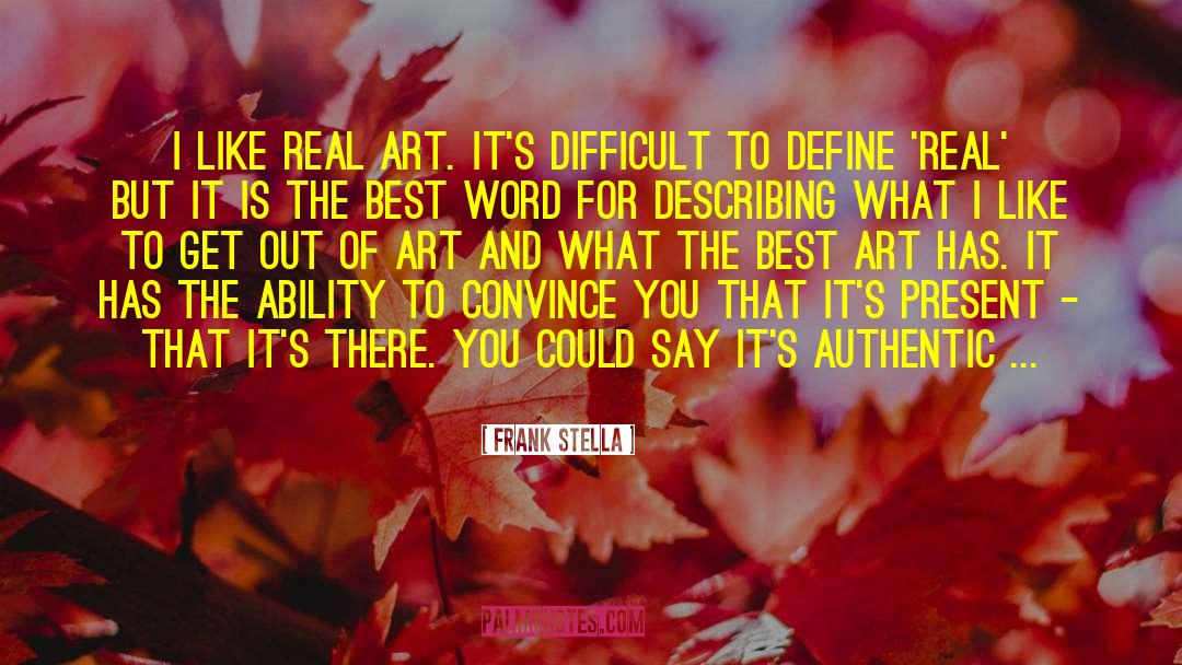 Best Art quotes by Frank Stella