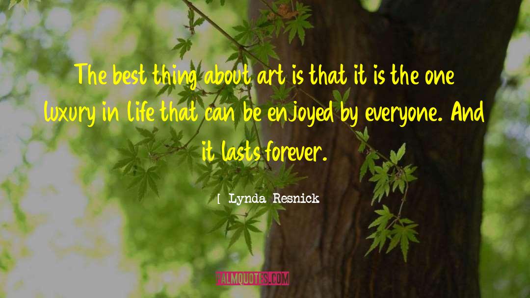 Best Art quotes by Lynda Resnick