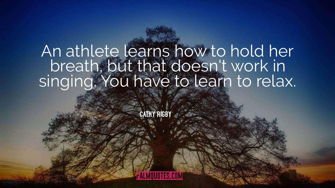 Best Athlete quotes by Cathy Rigby