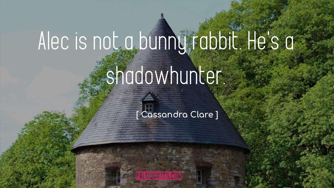 Best Bad Bunny quotes by Cassandra Clare