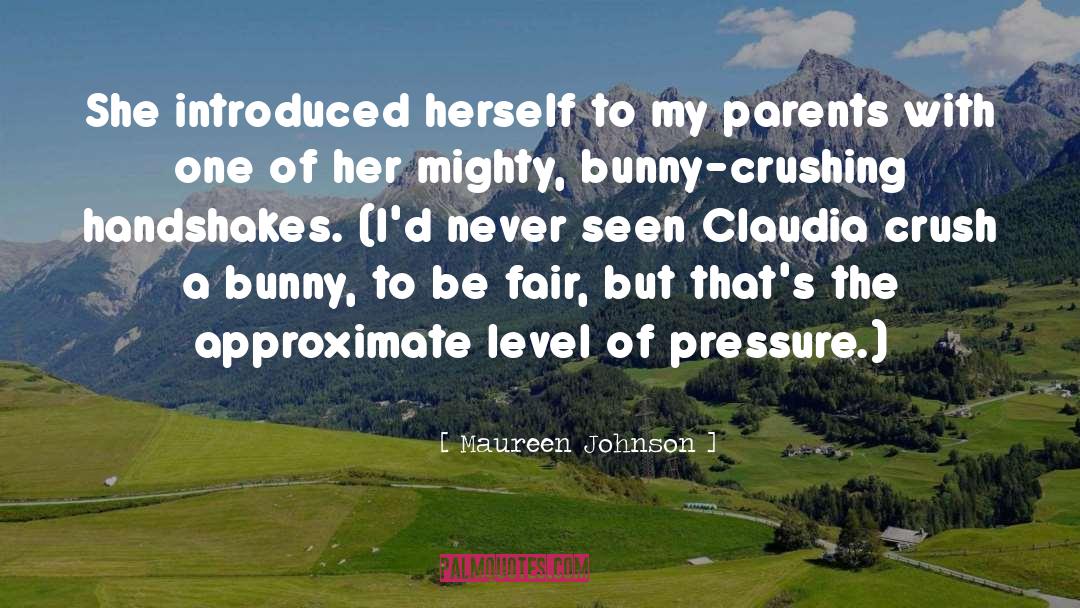 Best Bad Bunny quotes by Maureen Johnson