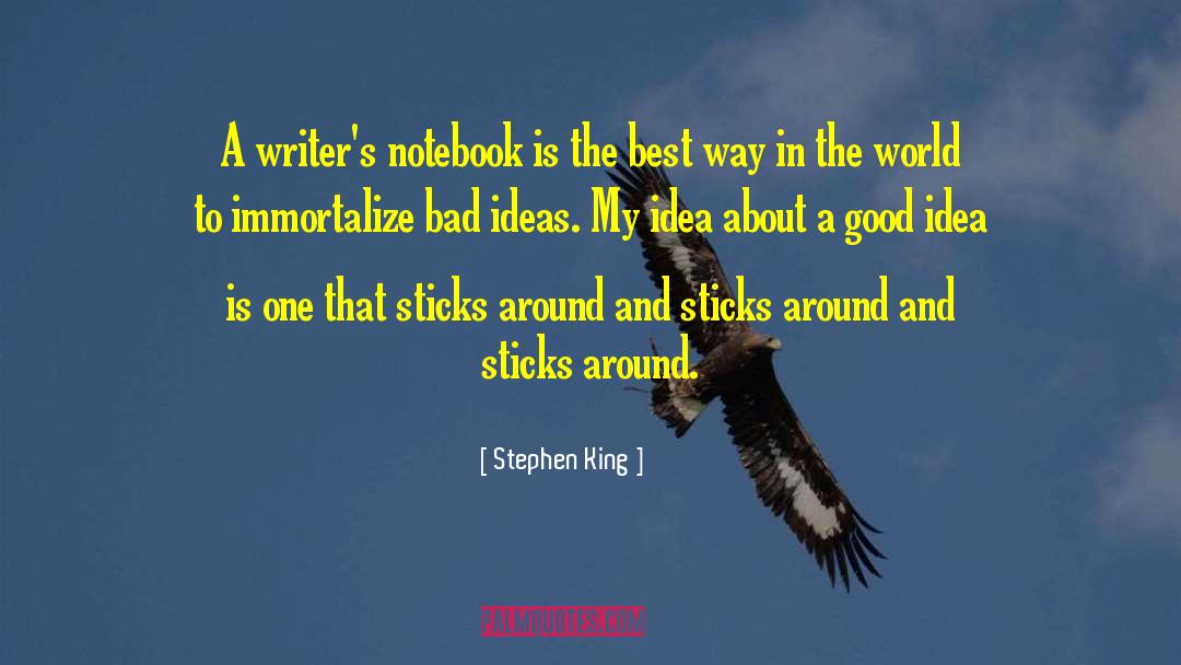 Best Bad Writing quotes by Stephen King