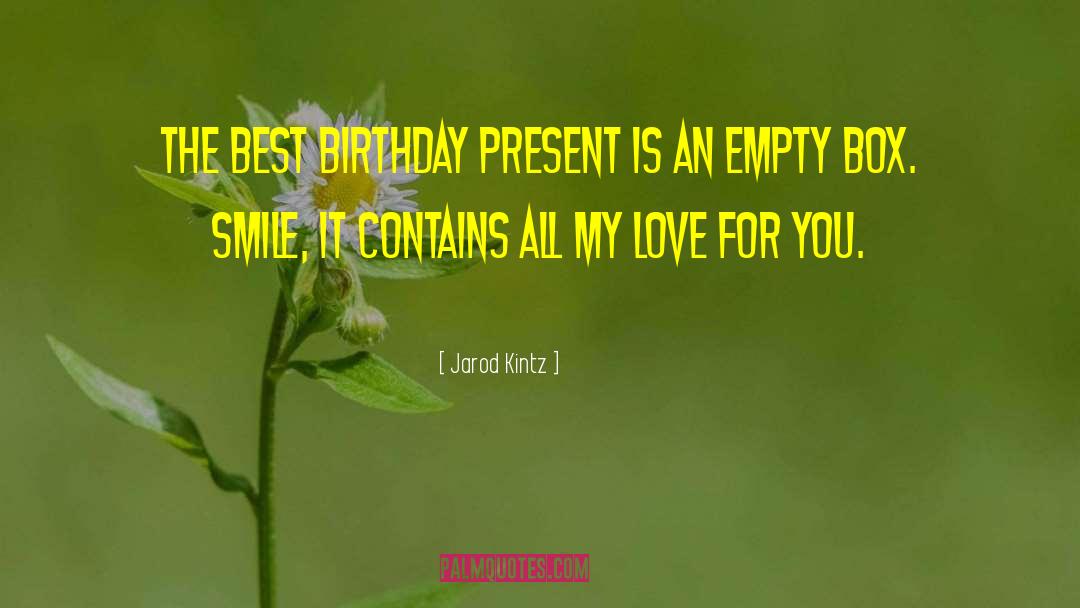 Best Birthday quotes by Jarod Kintz