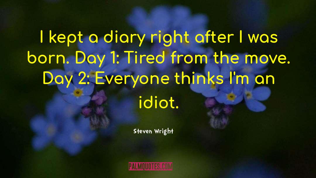 Best Birthday quotes by Steven Wright