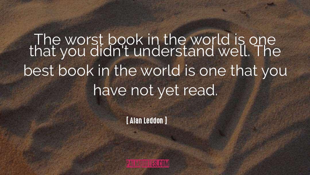 Best Book quotes by Alan Leddon