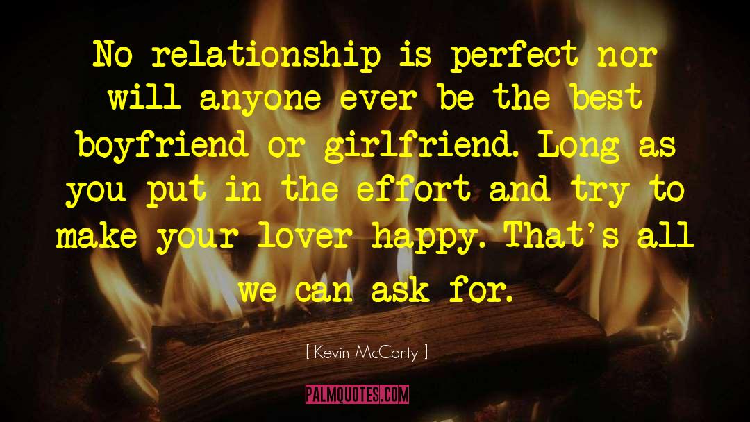 Best Boyfriend In The World quotes by Kevin McCarty