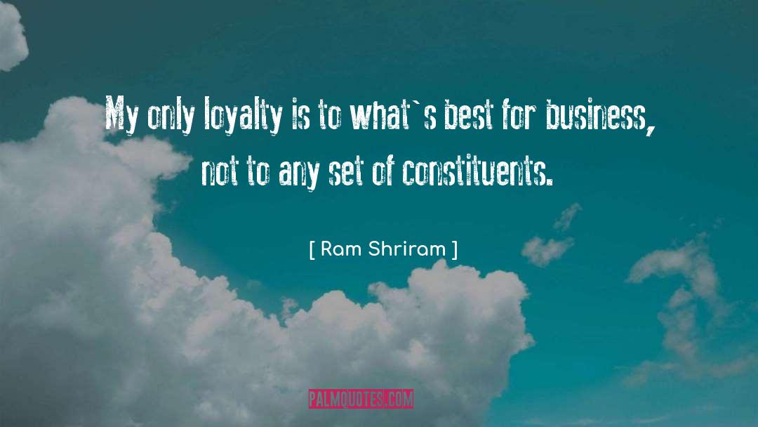 Best Business quotes by Ram Shriram