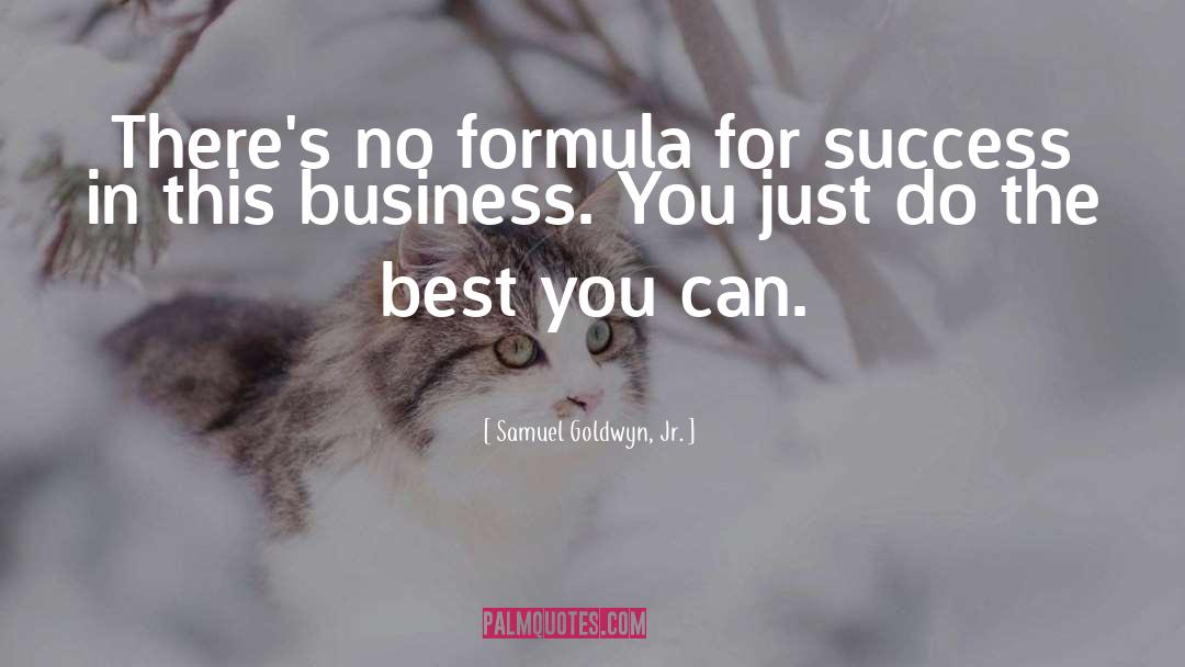 Best Business quotes by Samuel Goldwyn, Jr.