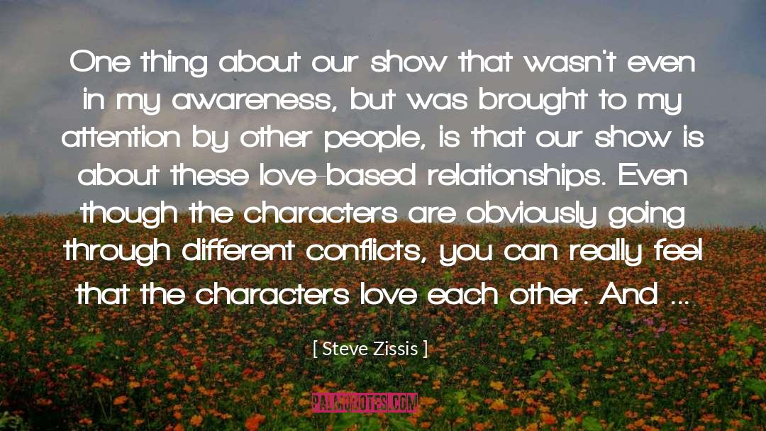 Best Character quotes by Steve Zissis