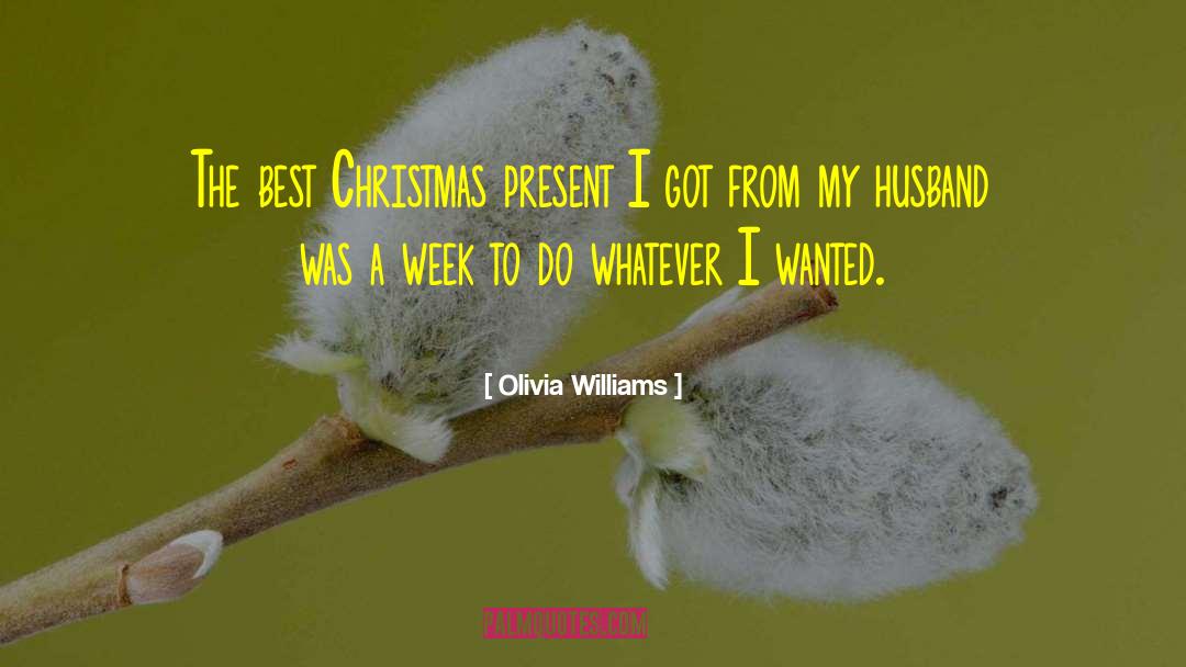 Best Christmas quotes by Olivia Williams