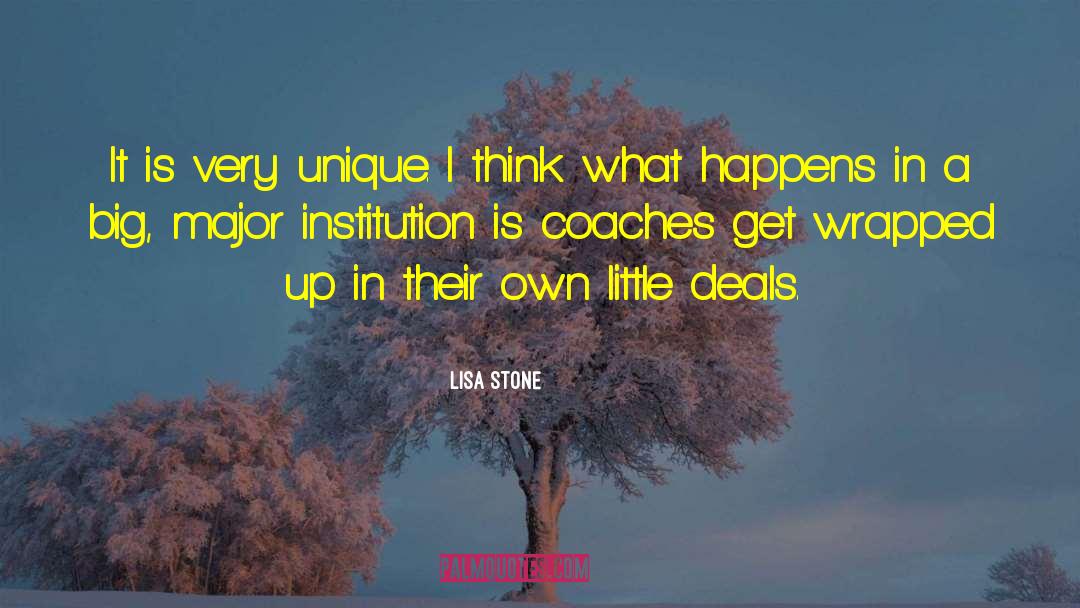 Best Coaches quotes by Lisa Stone