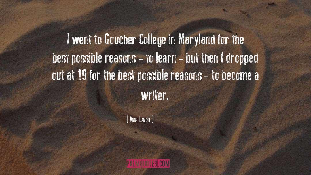 Best College quotes by Anne Lamott