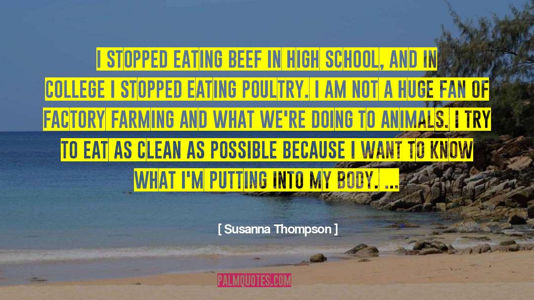 Best College quotes by Susanna Thompson