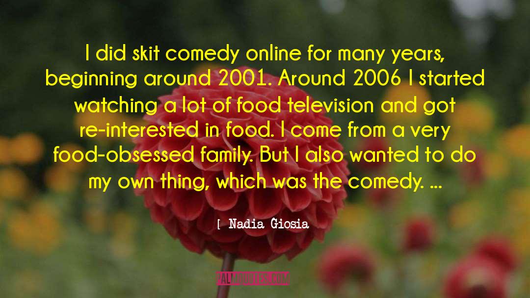 Best Comedy quotes by Nadia Giosia