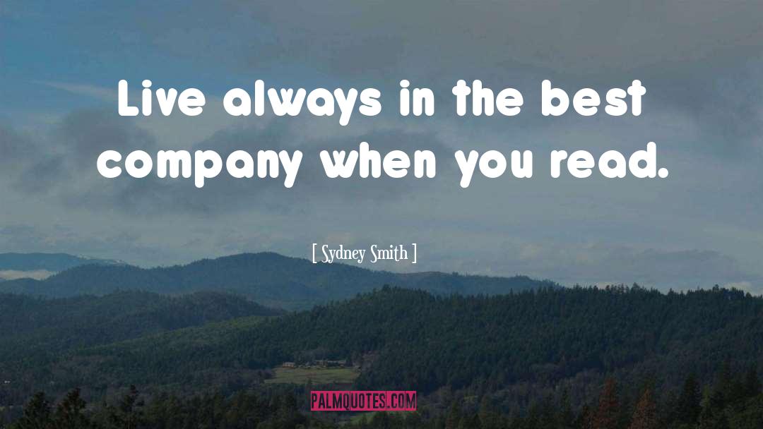 Best Company quotes by Sydney Smith