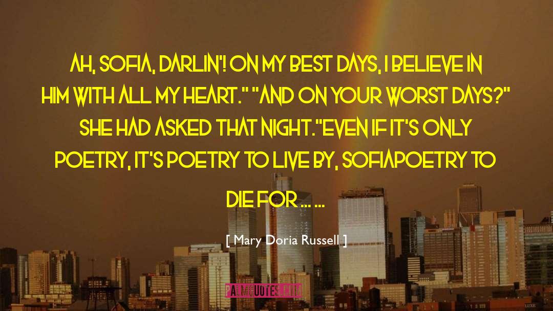 Best Days quotes by Mary Doria Russell