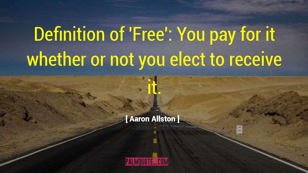 Best Definition quotes by Aaron Allston