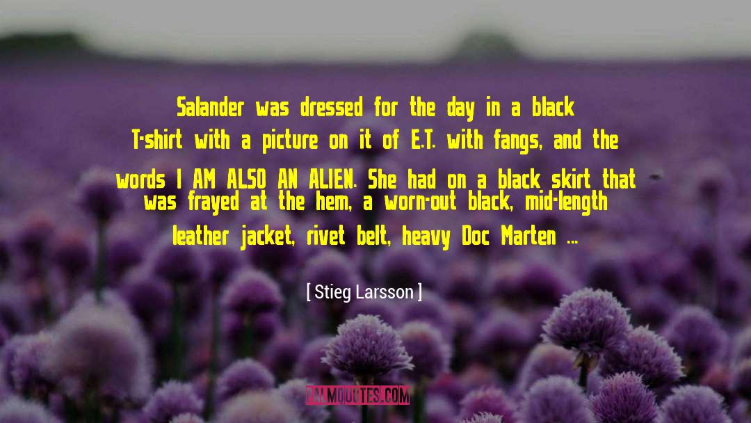 Best Dressed quotes by Stieg Larsson