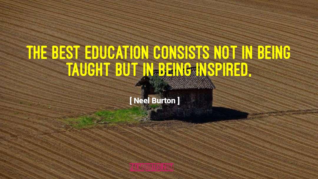 Best Education quotes by Neel Burton
