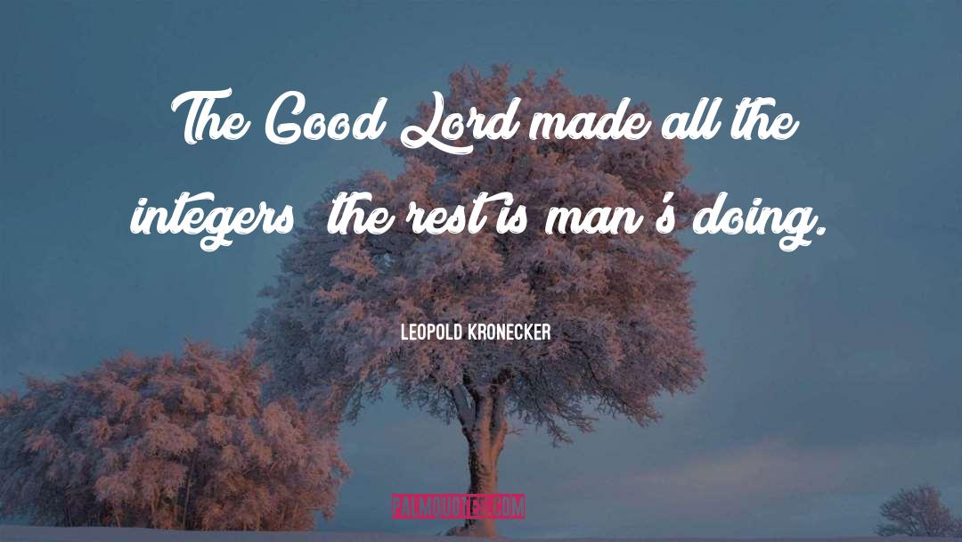 Best Education quotes by Leopold Kronecker