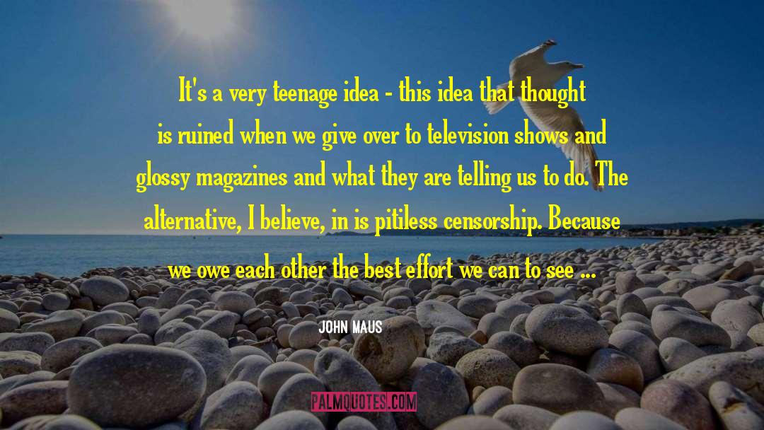 Best Effort quotes by John Maus