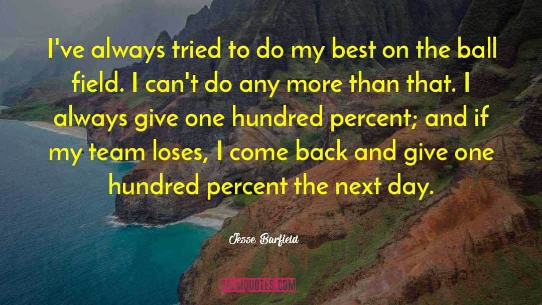 Best Effort quotes by Jesse Barfield