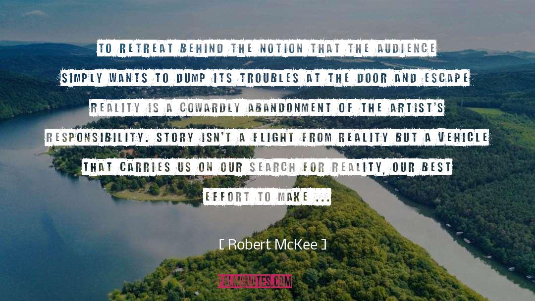 Best Effort quotes by Robert McKee