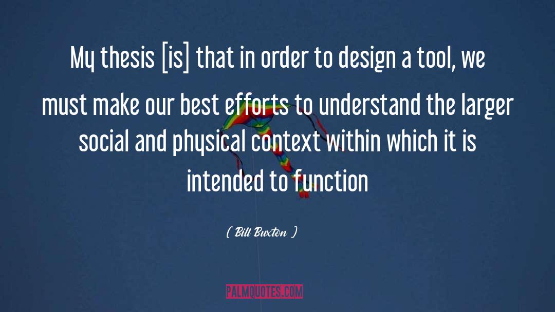 Best Effort quotes by Bill Buxton