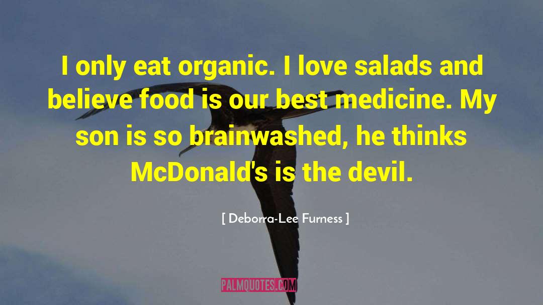 Best Food quotes by Deborra-Lee Furness