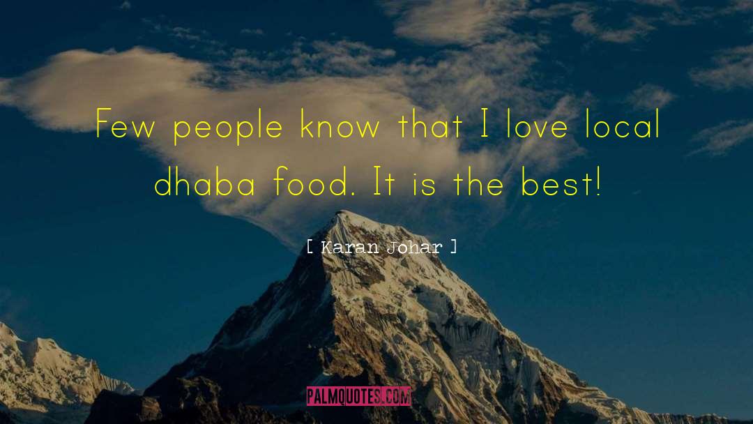 Best Food quotes by Karan Johar