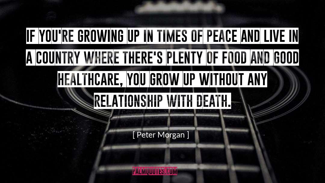 Best Food quotes by Peter Morgan
