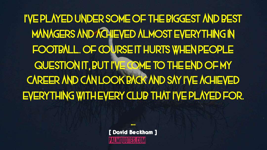 Best Football quotes by David Beckham