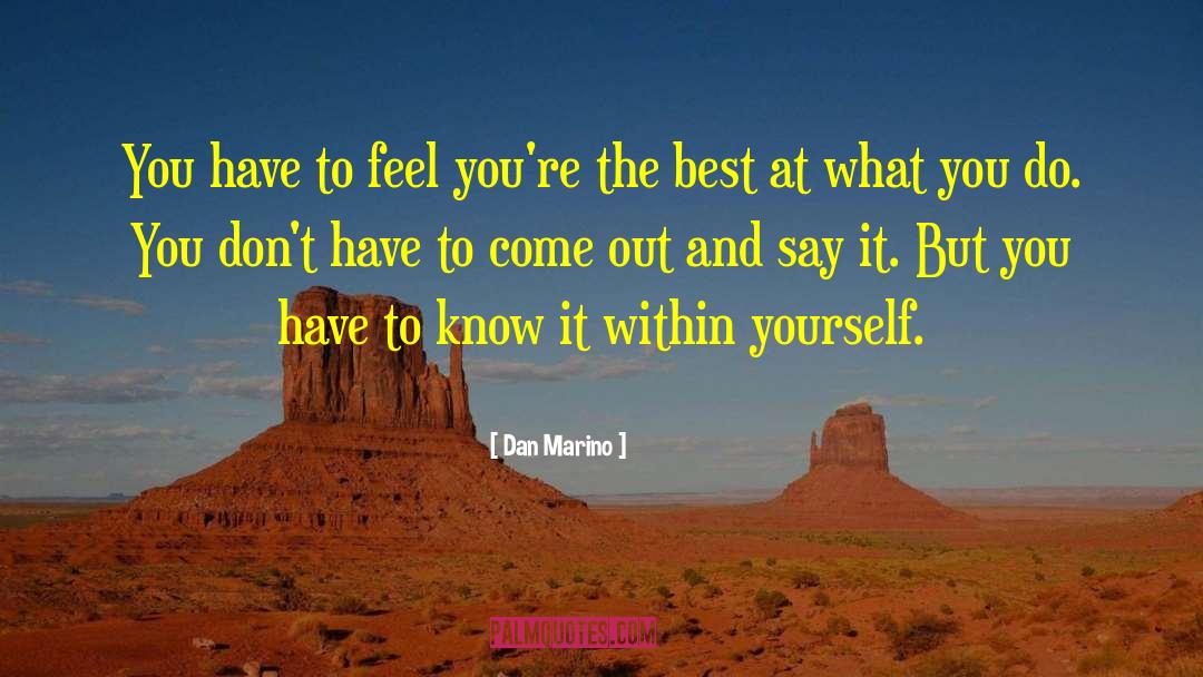 Best Football quotes by Dan Marino