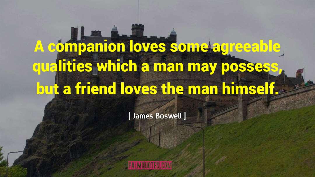Best Friend Pampering quotes by James Boswell